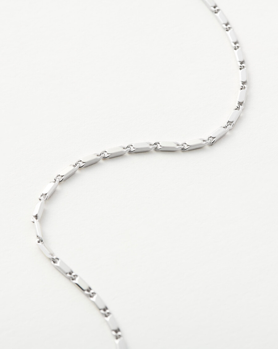 lucy williams horizon link chain bracelet - sterling silver