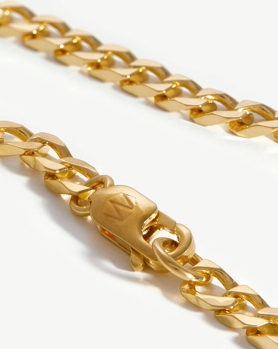 lucy williams flat curb chain bracelet