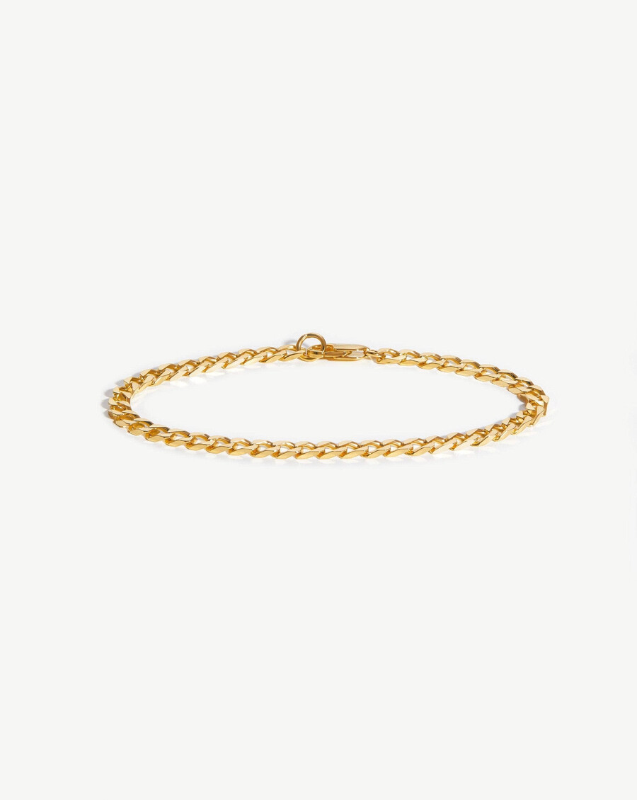 lucy williams flat curb chain bracelet