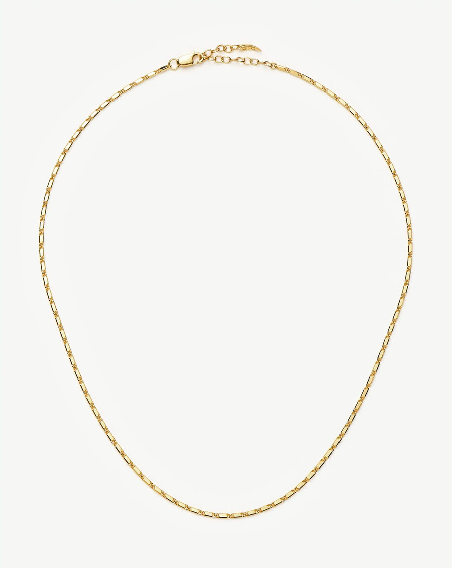 lucy williams horizon link chain necklace - gold