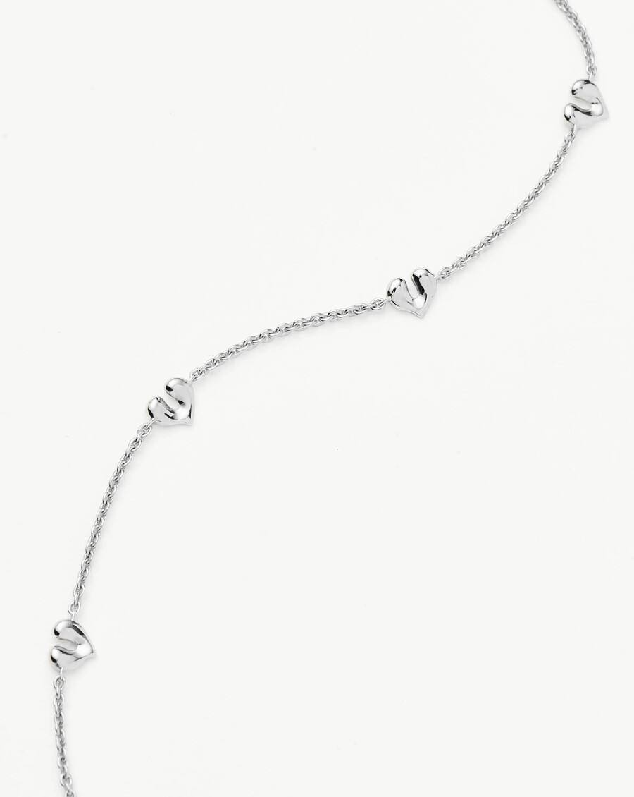 molten heart mini charm choker