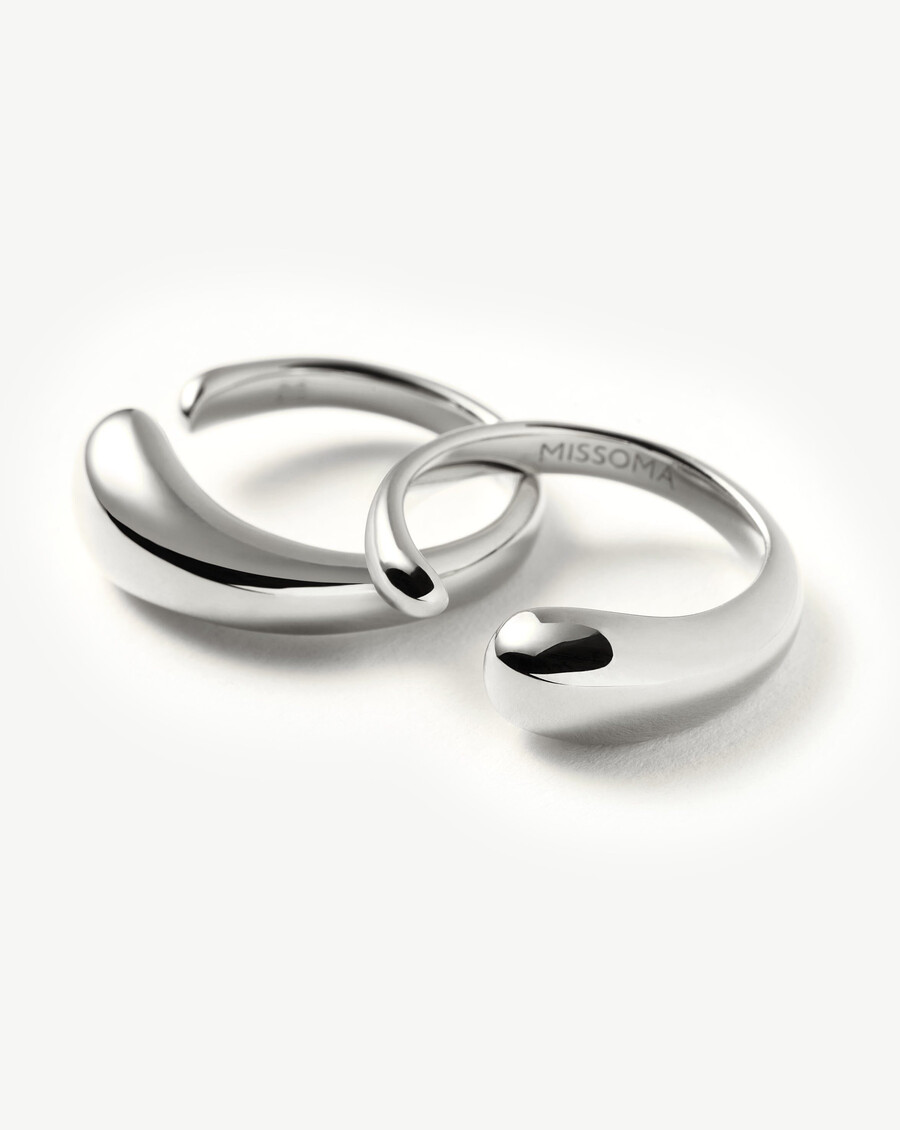 molten double stacking ring set